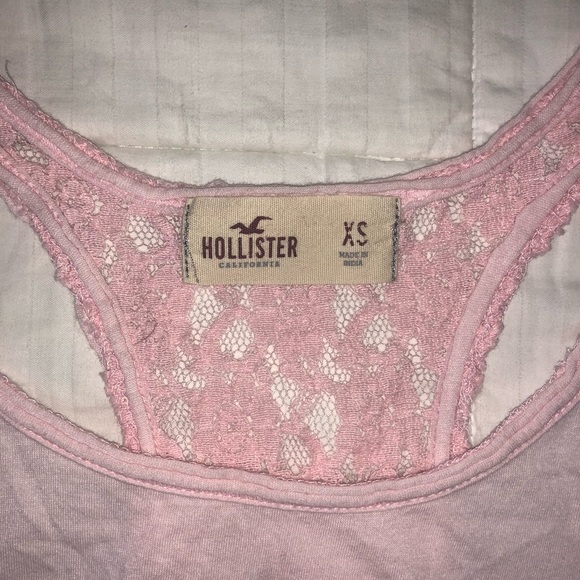 HOLLISTER BABY PINK CROP - Picture 2 of 4